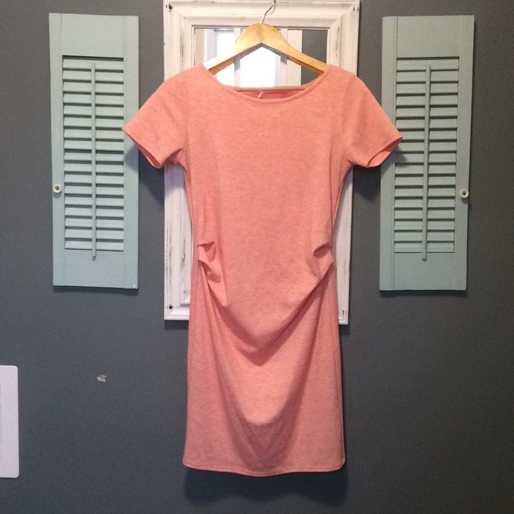 Pink Blush maternity dress